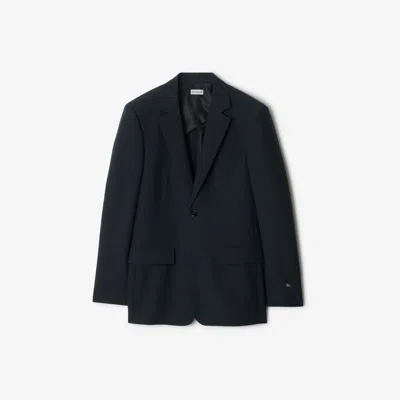 BURBERRY BURBERRY WOOL MOHAIR TAILORED JACKET