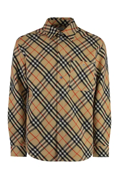 BURBERRY BURBERRY WOOL OVERSHIRT