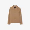 Burberry Wool Overshirt In Multi