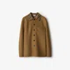 Burberry Cie Check Collar Shirt Jacket In Shrew