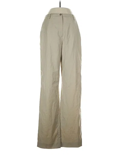 Pre-owned Burberry Wool Pants In Tan