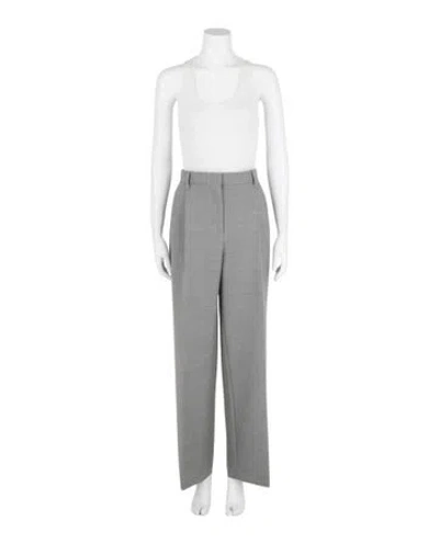 Pre-owned Burberry Wool Pants W/ Tags In Gray