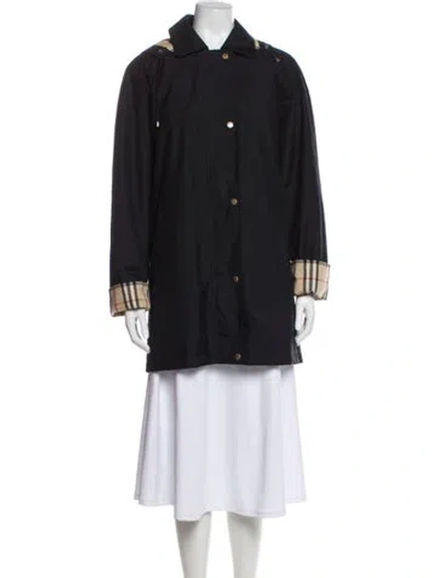 Pre-owned Burberry Wool Parka In Gray
