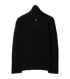 Burberry Wool Jumper In Coal