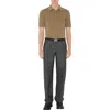 Burberry Wool Polo Shirt In Brown