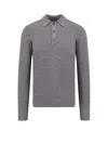 Burberry Wool Polo Sweater With Pointed Collar