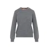 Burberry Wool Pullover Women In Gray