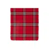Burberry Reversible Check Wool Silk Scarf In Red