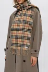 Burberry Wool Scarf In Beige