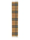 Burberry Wool Scarf In Rich Texture In Neutral