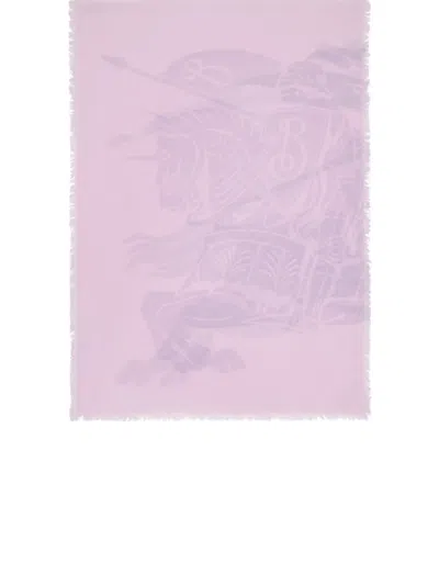 Burberry Wool Scarf In Pink