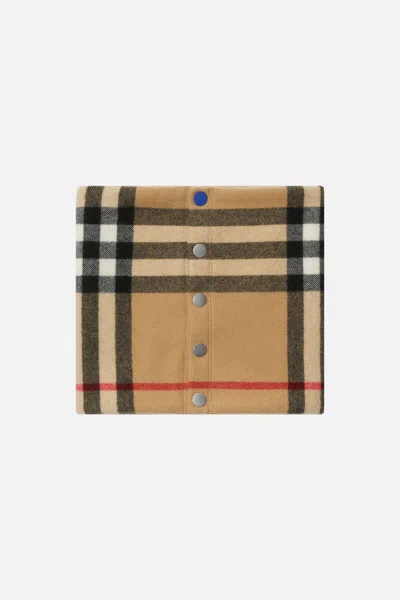 Burberry Wool Scarves In Beige