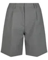 Burberry Lorie Trouser Shorts In Grey