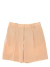 Burberry Wool Shorts With Pleats And Pockets