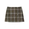 Burberry Wool Skirts In Animal Print