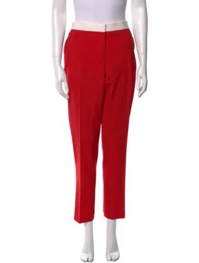 Pre-owned Burberry Wool Straight Leg Pants