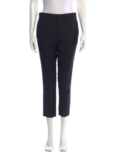 Pre-owned Burberry Wool Straight Leg Pants In Multi