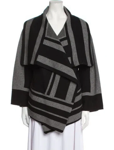 Pre-owned Burberry Wool Striped Sweater In Multi