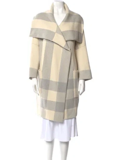 Pre-owned Burberry Wool Striped Sweater In Neutral