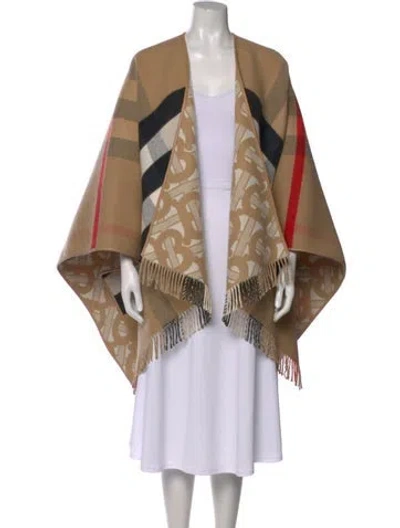 Pre-owned Burberry Wool Striped Sweater In Neutral