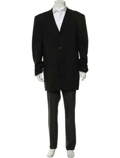 Pre-owned Burberry Wool Suit In Black