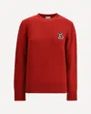 Burberry B Snake Wool Cashmere Sweater In Red