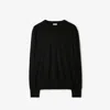 Burberry Ekd Motif Cashmere Sweater In Black