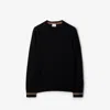 Burberry Wool Sweater In Black