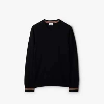 Burberry Wool Sweater In Black