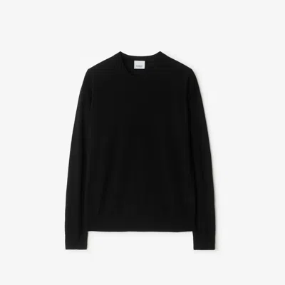 Burberry Wool Sweater In Black
