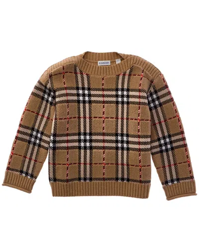 Burberry Wool Sweater In Brown