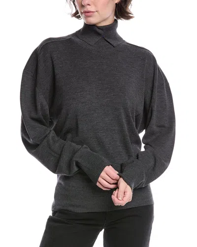 Burberry Wool Sweater In Black