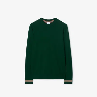 Burberry Wool Sweater In Green