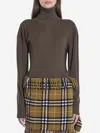 Burberry Wool Sweater In Green