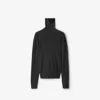 Burberry Wool Turtleneck Sweater In Mid Grey