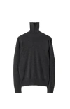 Burberry Wool Sweater In Mid Grey