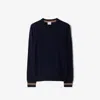 Burberry Wool Sweater In Navy