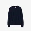 Burberry Wool Sweater In Navy