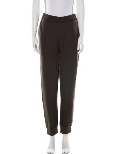 Pre-owned Burberry Wool Sweatpants W/ Tags In Brown