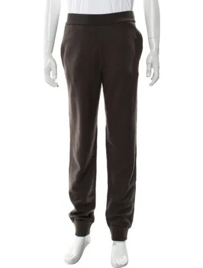 Pre-owned Burberry Wool Sweatpants W/ Tags In Brown