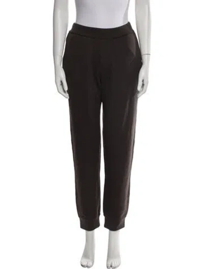 Pre-owned Burberry Wool Sweatpants W/ Tags In Brown