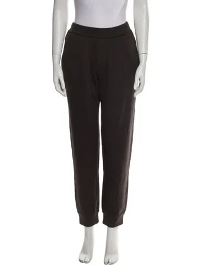 Pre-owned Burberry Wool Sweatpants W/ Tags In Brown