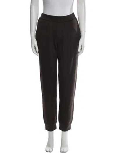 Pre-owned Burberry Wool Sweatpants W/ Tags In Brown