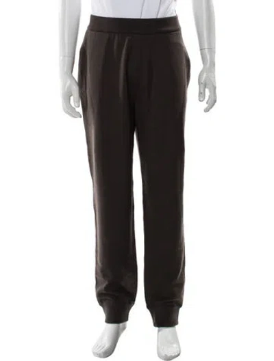 Pre-owned Burberry Wool Sweatpants W/ Tags In Brown