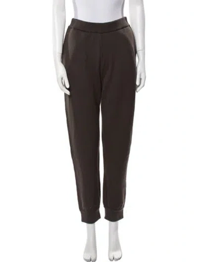 Pre-owned Burberry Wool Sweatpants W/ Tags In Brown