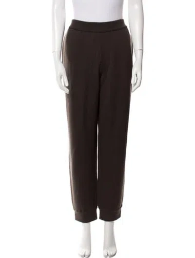 Pre-owned Burberry Wool Sweatpants W/ Tags In Brown