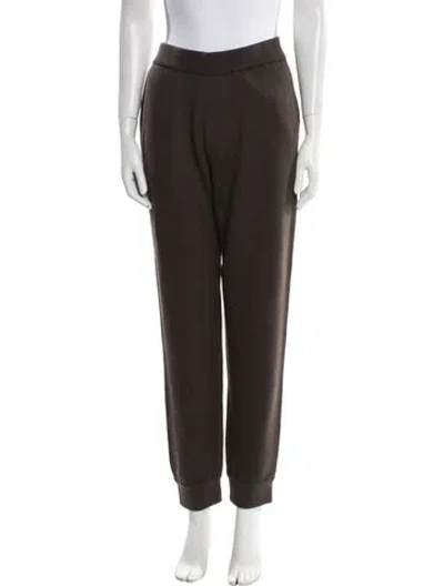 Pre-owned Burberry Wool Sweatpants W/ Tags In Brown