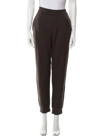 Pre-owned Burberry Wool Sweatpants W/ Tags In Brown