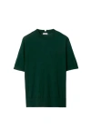 Burberry Wool T-shirt In Ivy