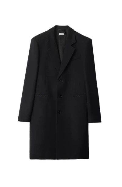 BURBERRY BURBERRY WOOL TAILORED COAT